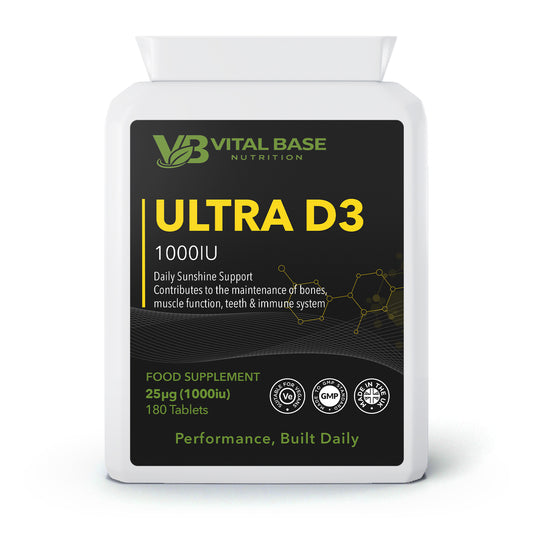 Vitamin D3 1000iu 180 Tablets