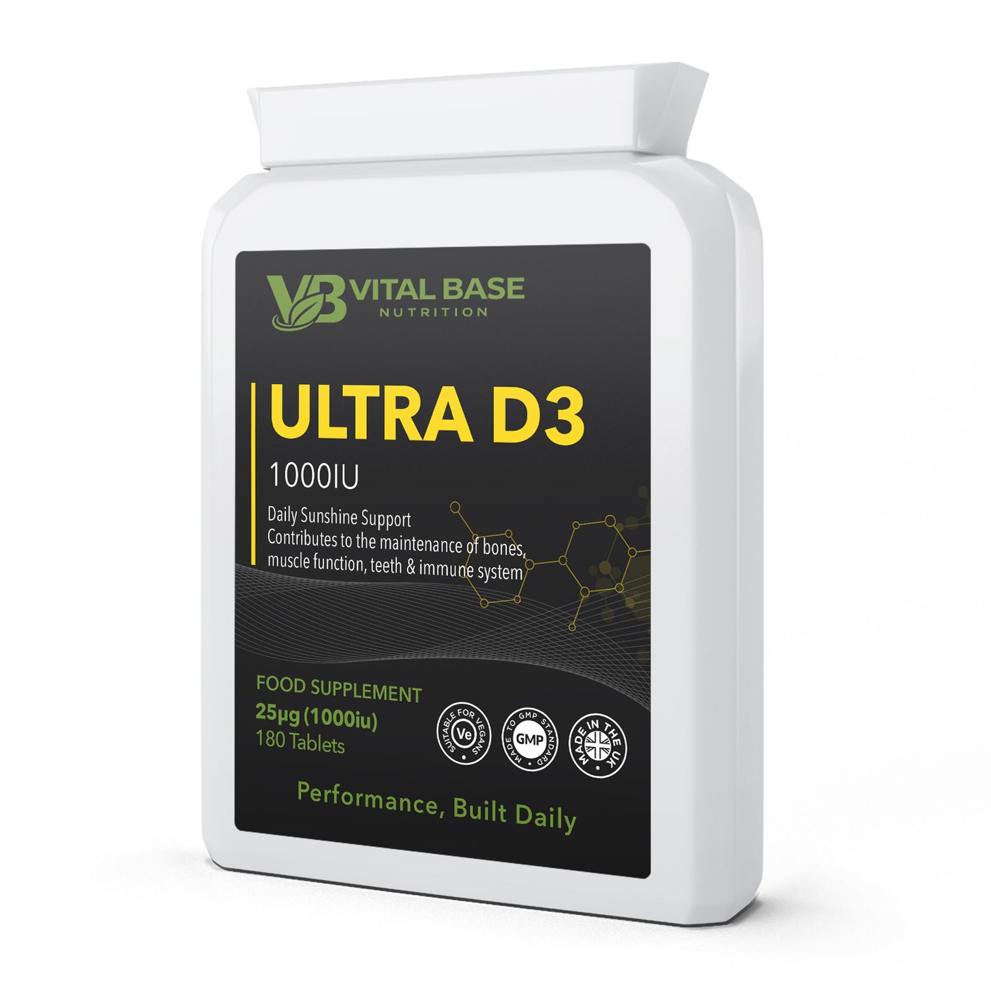 Vitamin D3 1000iu 180 Tablets