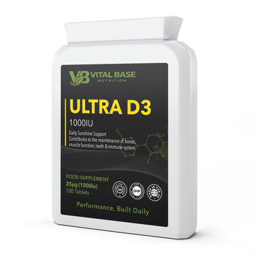 Vitamin D3 1000iu 180 Tablets